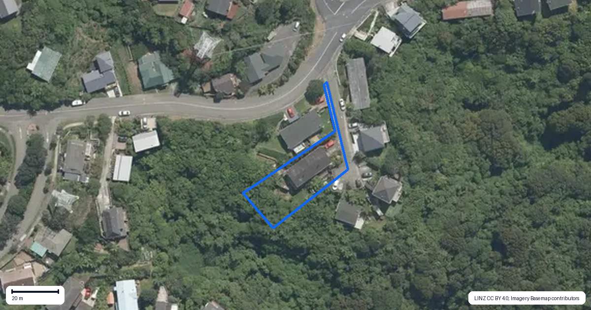 Property context map for 2B Chancellor Way, Crofton Downs, Wellington