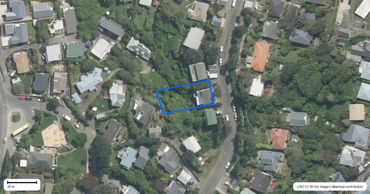 Property context map for 16B Worcester Street, Wilton, Wellington