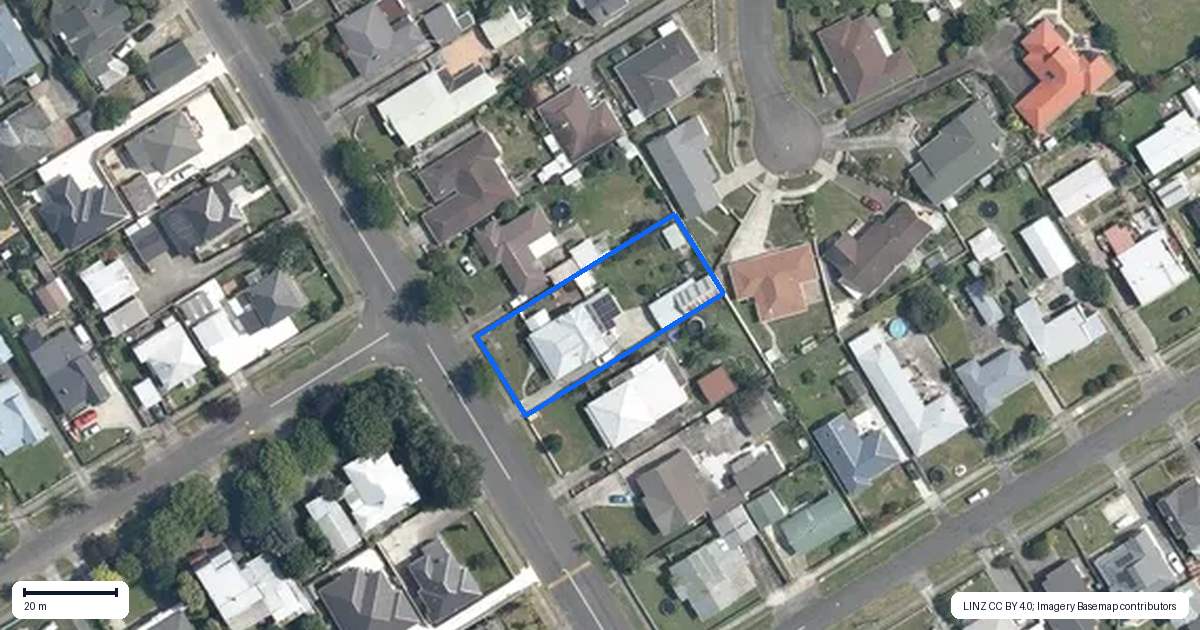 Property context map for 27 Derby Street, Feilding