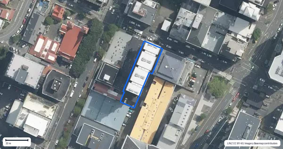 Property context map for 903/111 Dixon Street, Te Aro, Wellington