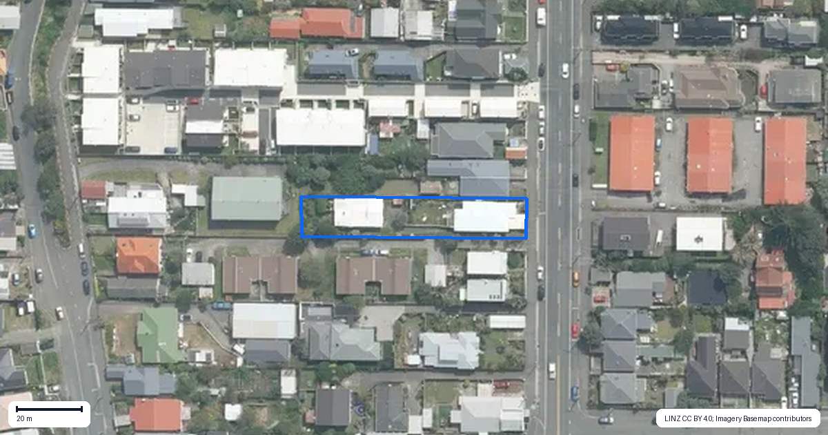 Property context map for 174 Queens Drive, Lyall Bay, Wellington