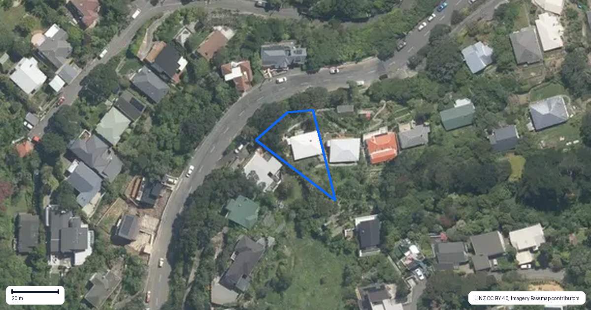 Property context map for 59 Mairangi Road, Wadestown, Wellington