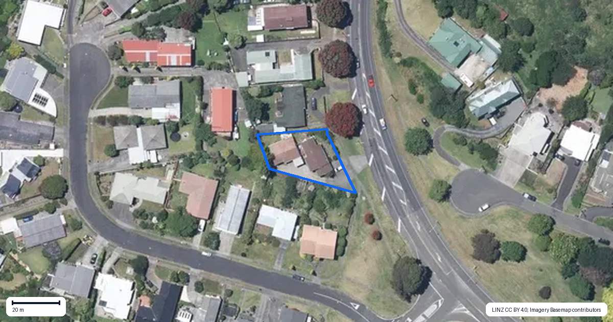 Property context map for 123 Great North Road, Otamatea, Whanganui