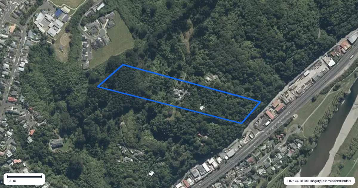 Property context map for 345 Hebden Crescent, Kelson, Lower Hutt