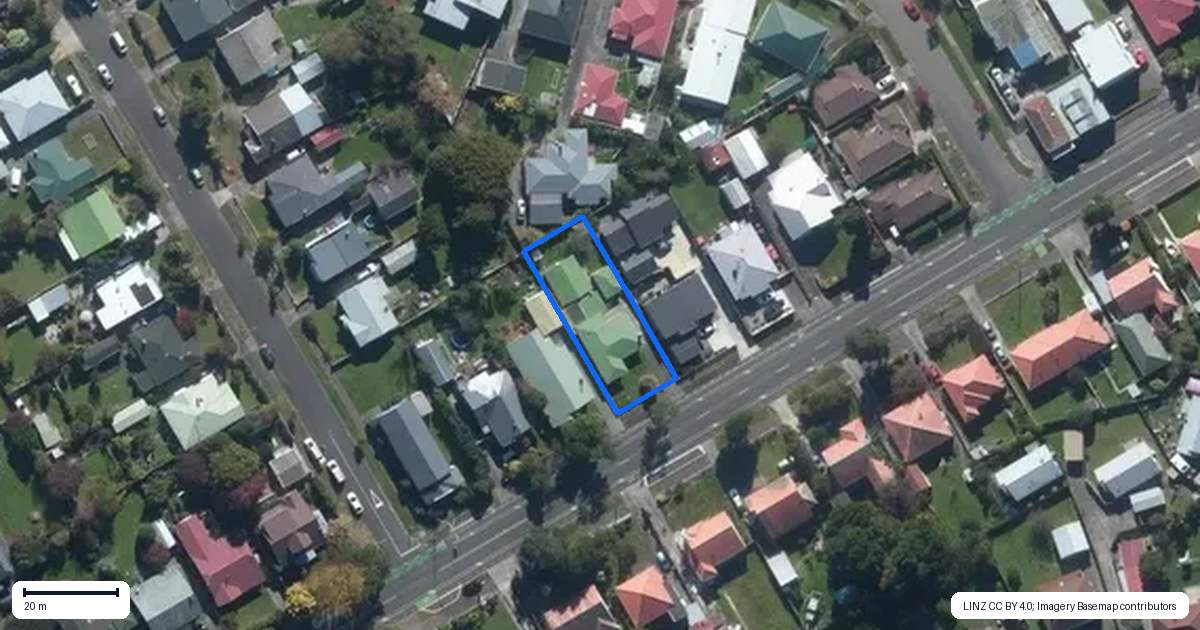 Property context map for 257 College Street, West End, Palmerston North