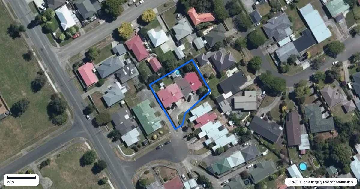 Property context map for 6 Westmere Place, Takaro, Palmerston North