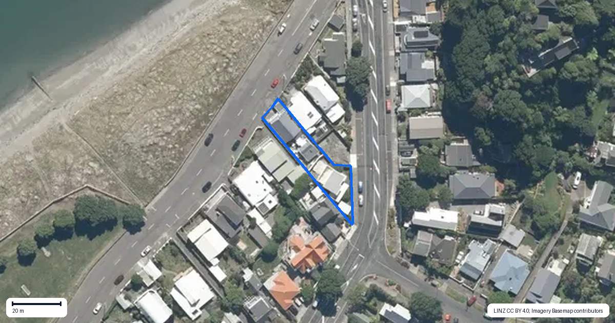 Property context map for 82 Muritai Road, Eastbourne, Lower Hutt