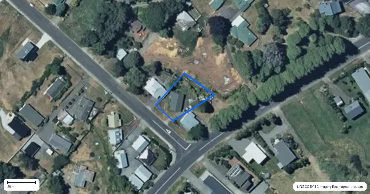Property context map for 29 Lee Street, Ohakune