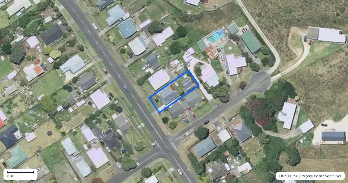 Property context map for 112 Cornfoot Street, Castlecliff, Whanganui