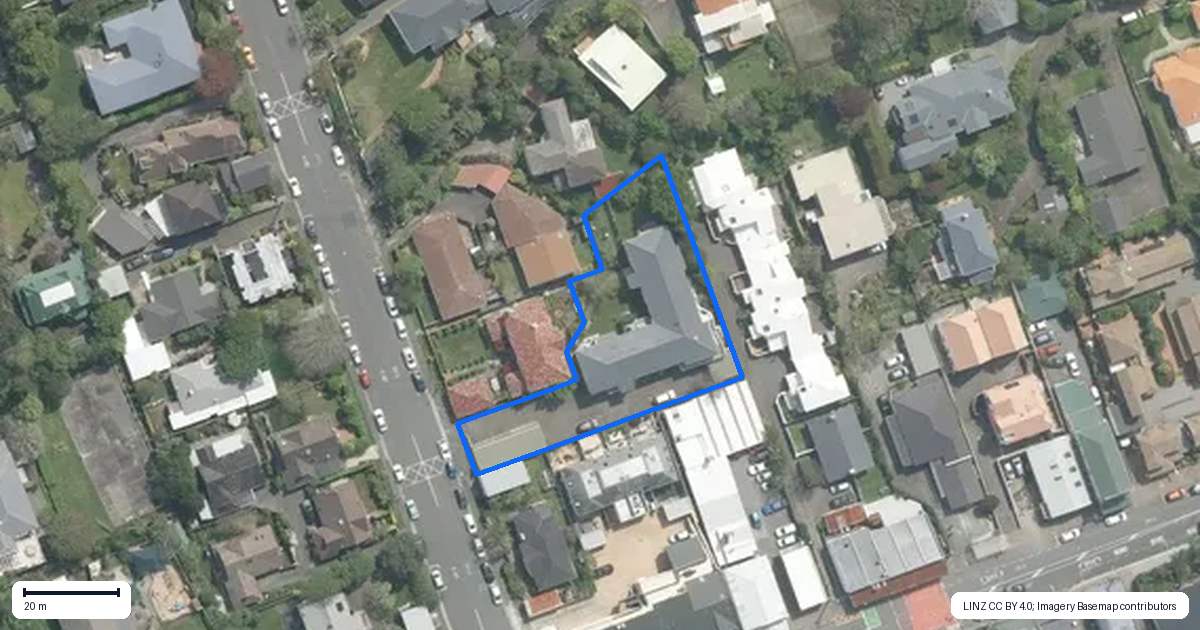 Property context map for 4C Hatton Street, Karori, Wellington