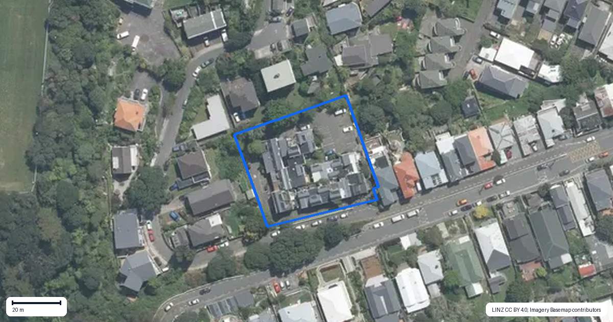 Property context map for 28N Bidwill Street, Mount Cook, Wellington