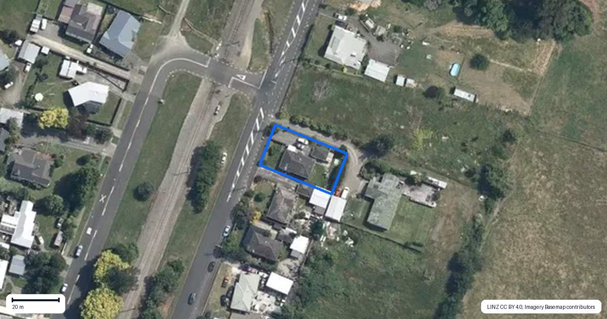 Property context map for 203 Makino Road, Maewa, Feilding