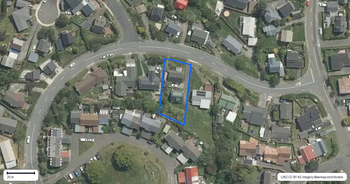 Property context map for 90 Cunliffe Street, Churton Park, Wellington
