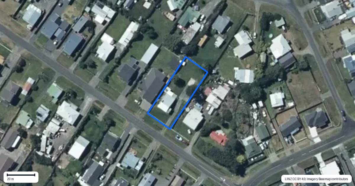 Property context map for 17 Shortt Street, Foxton Beach, Foxton
