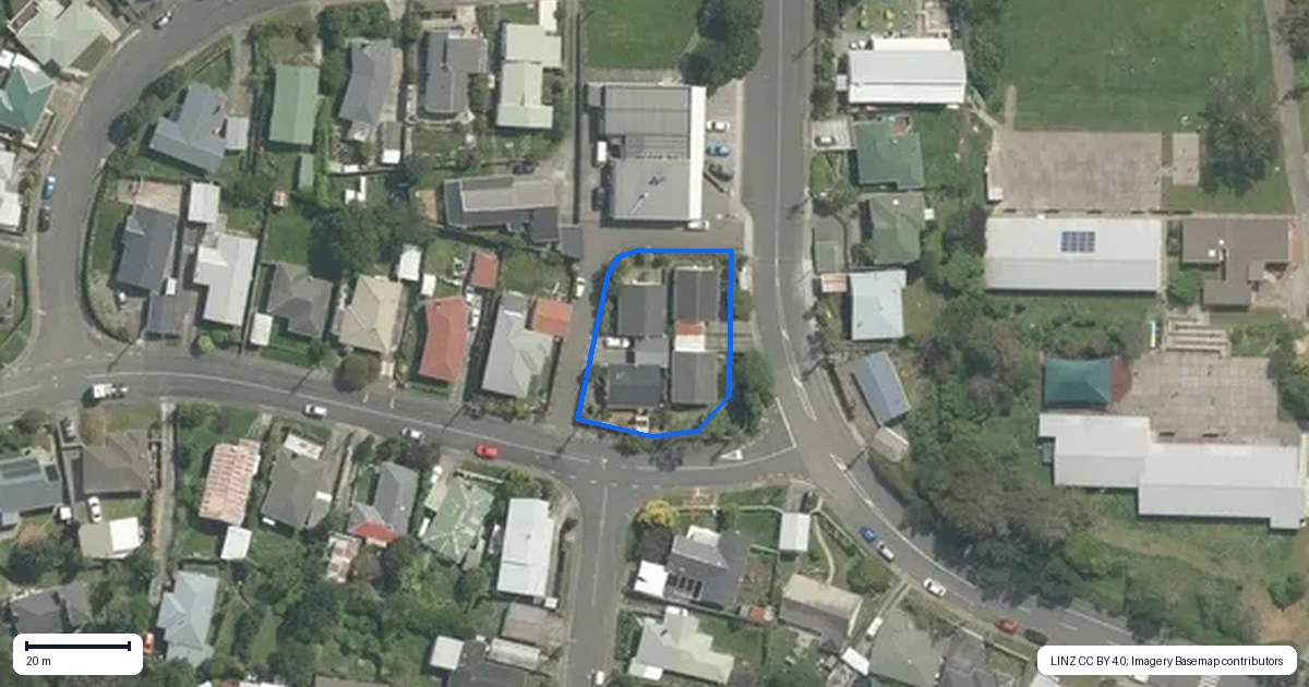 Property context map for 55 Beazley Avenue, Paparangi, Wellington