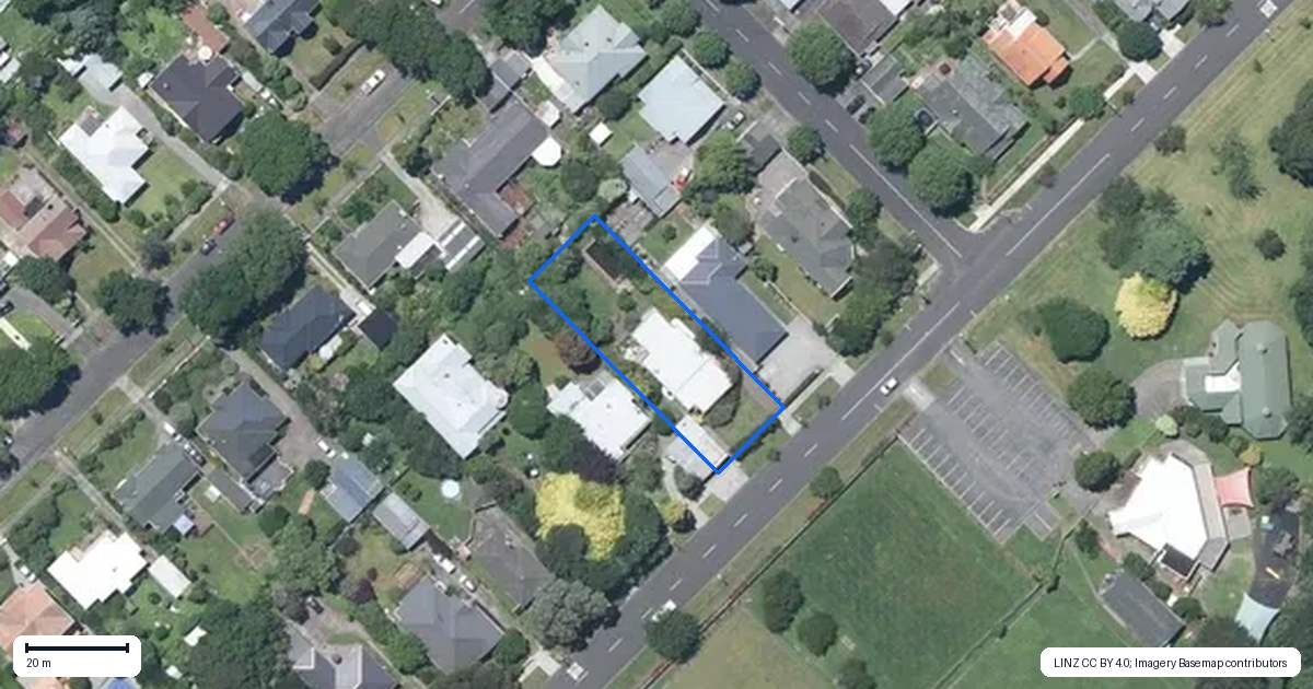 Property context map for 24 Parsons Street, Saint Johns Hill, Whanganui