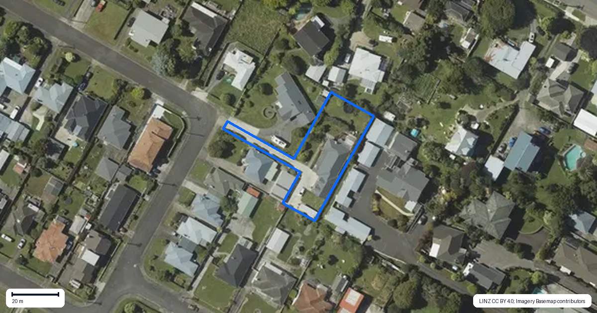 Property context map for 10A Chester Street, Levin