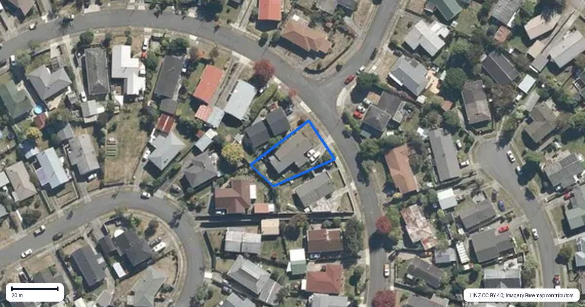 Property context map for 59 Pasadena Crescent, Totara Park, Upper Hutt