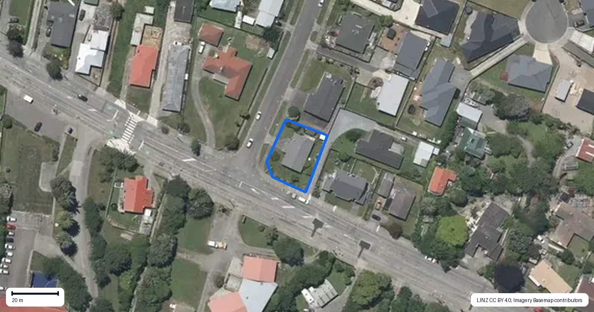 Property context map for 242 Mill Road, Otaki