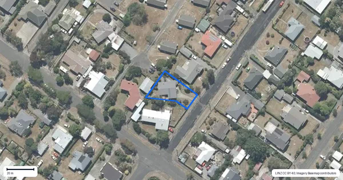 Property context map for 3 Barrett Place, Carterton