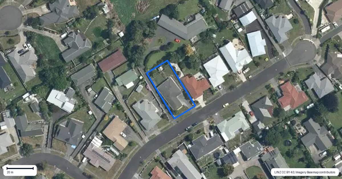 Property context map for 22 Fiona Crescent, Feilding