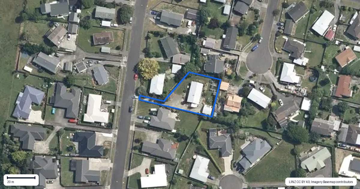 Property context map for 48 Fraser Drive, Feilding