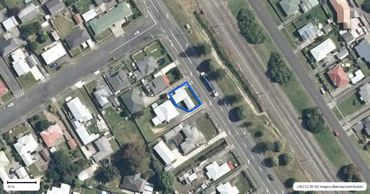 Property context map for 14C Aorangi Street, Feilding