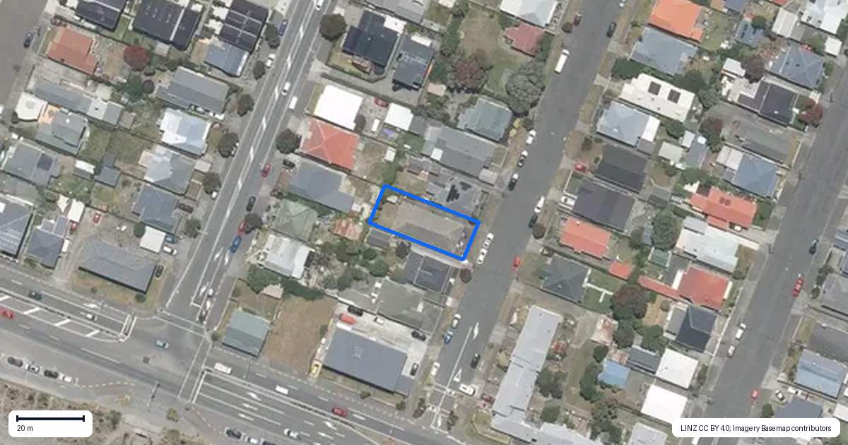 Property context map for 7B Aurora Street, Petone, Lower Hutt