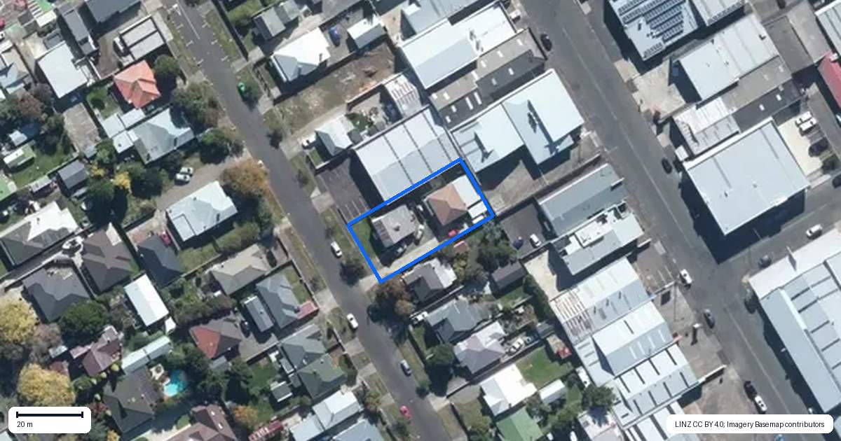 Property context map for 19 Lombard Street, Palmerston North