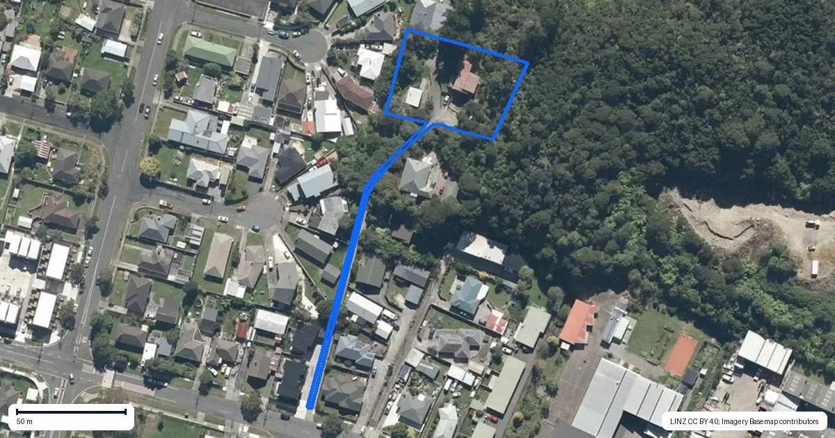 Property context map for 131C Rata Street, Naenae, Lower Hutt