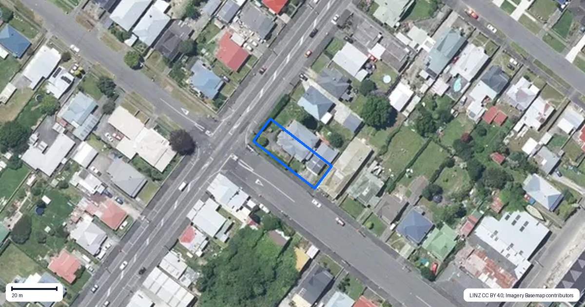 Property context map for 99 Glasgow Street, Whanganui
