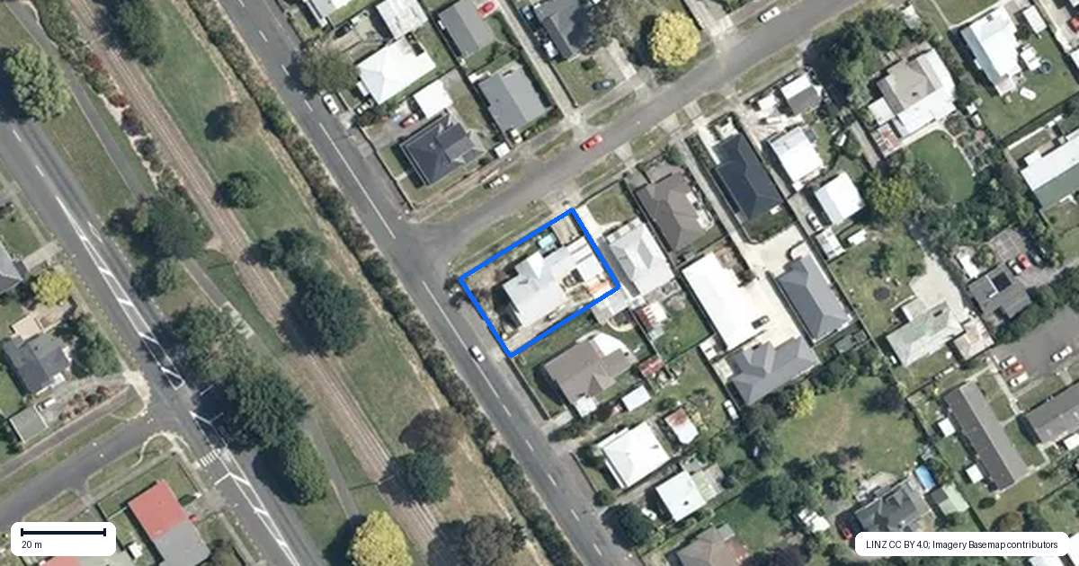 Property context map for 61 Beattie Street, Feilding