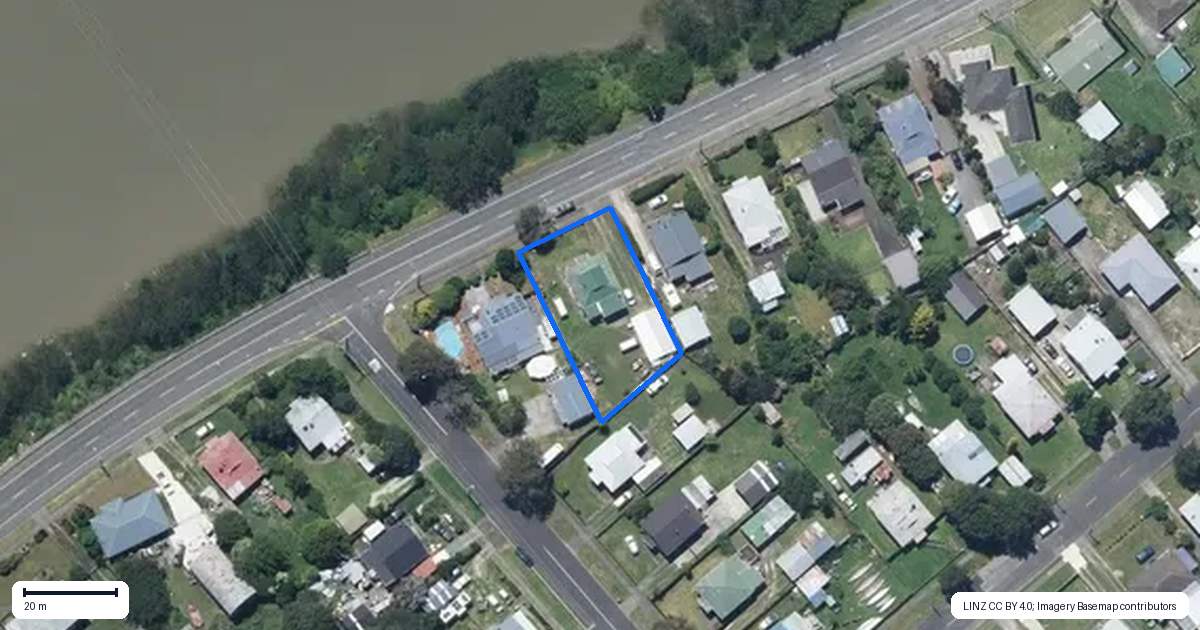 Property context map for 191 Anzac Parade, Whanganui East, Whanganui