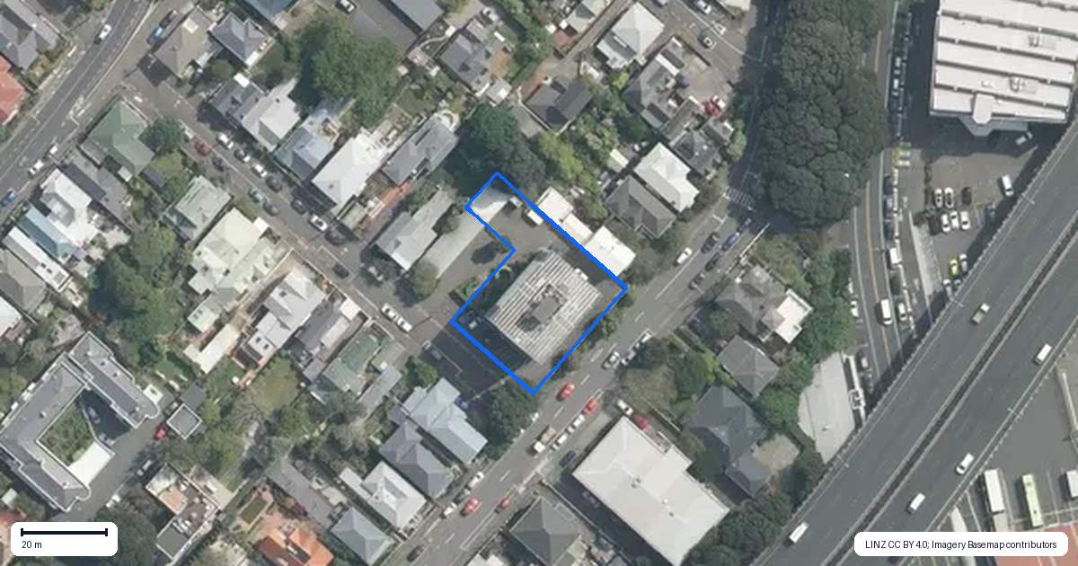 Property context map for 9/2 Newman Terrace, Thorndon, Wellington