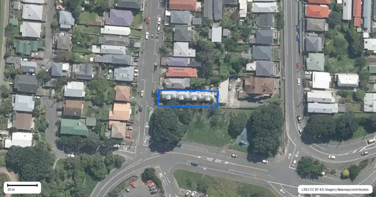 Property context map for 93 Wright Street, Mount Cook, Wellington