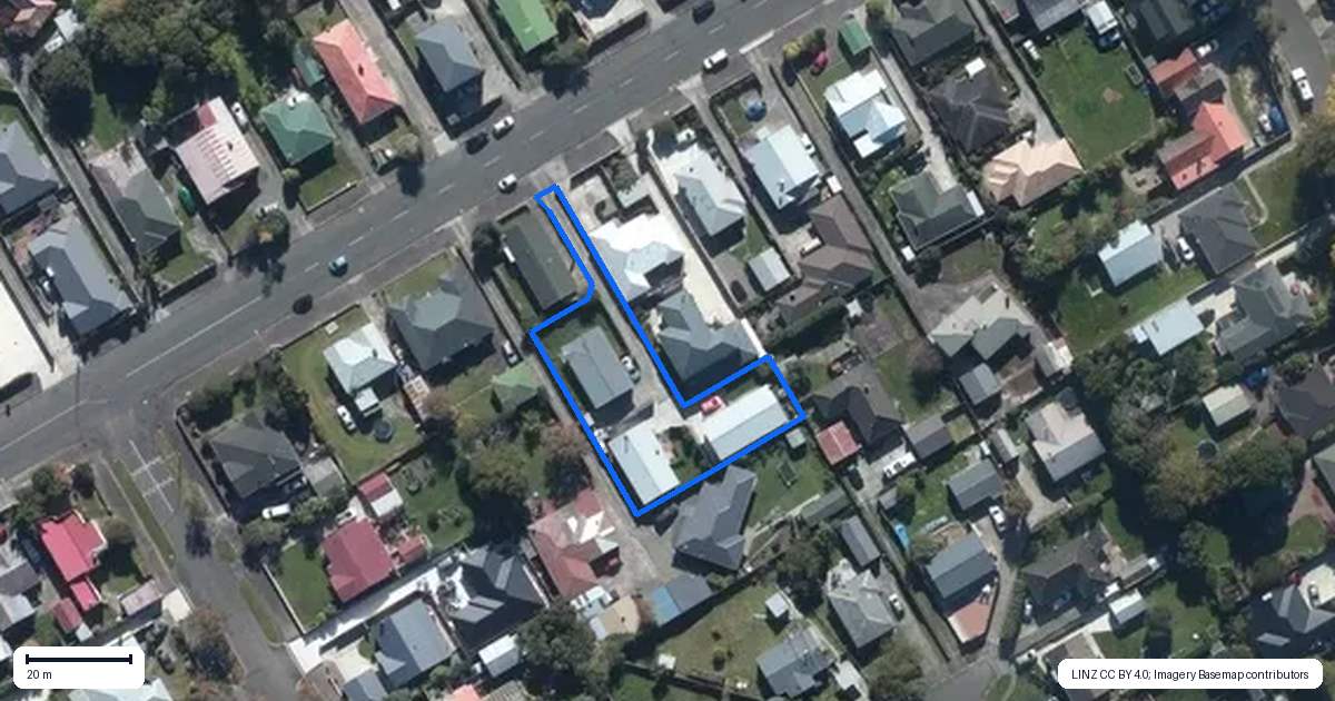 Property context map for 126D Ferguson Street, West End, Palmerston North