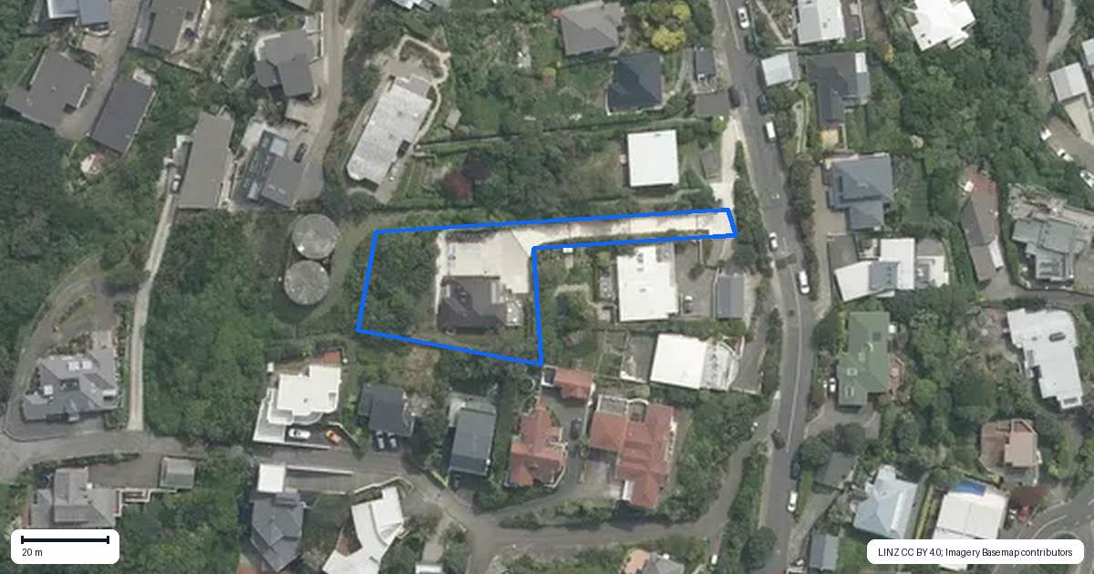 Property context map for 65A Seatoun Heights Road, Seatoun, Wellington