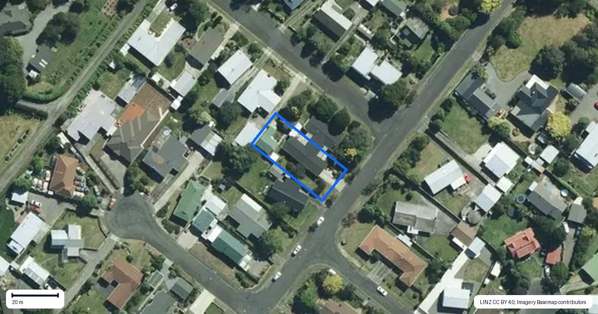 Property context map for 10 Aitken Street, Bulls