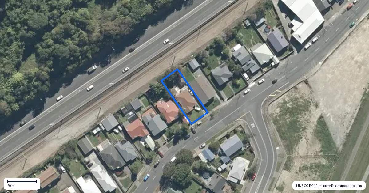 Property context map for 55 Pharazyn Street, Melling, Lower Hutt