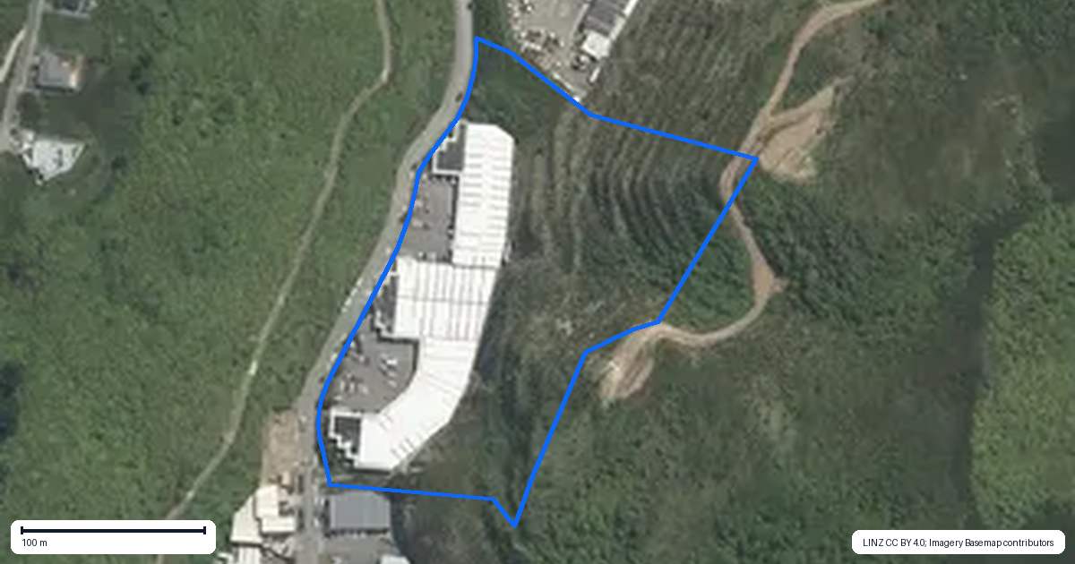 Property context map for 26 Glover Street, Ngauranga, Wellington