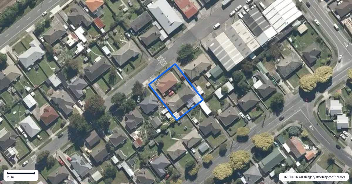 Property context map for 50A Fisk Street, Naenae, Lower Hutt