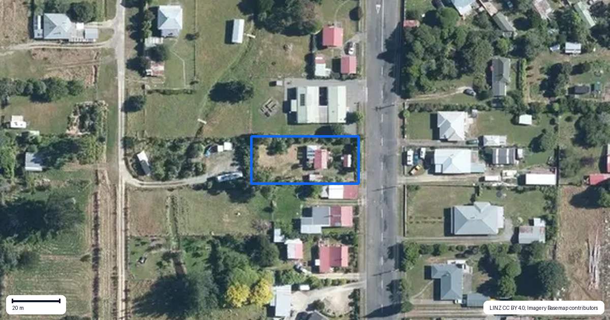 Property context map for 4 Stanly Street, Eketahuna