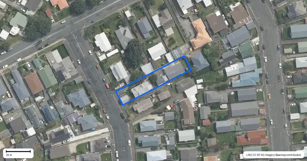 Property context map for 40 Aparima Avenue, Miramar, Wellington
