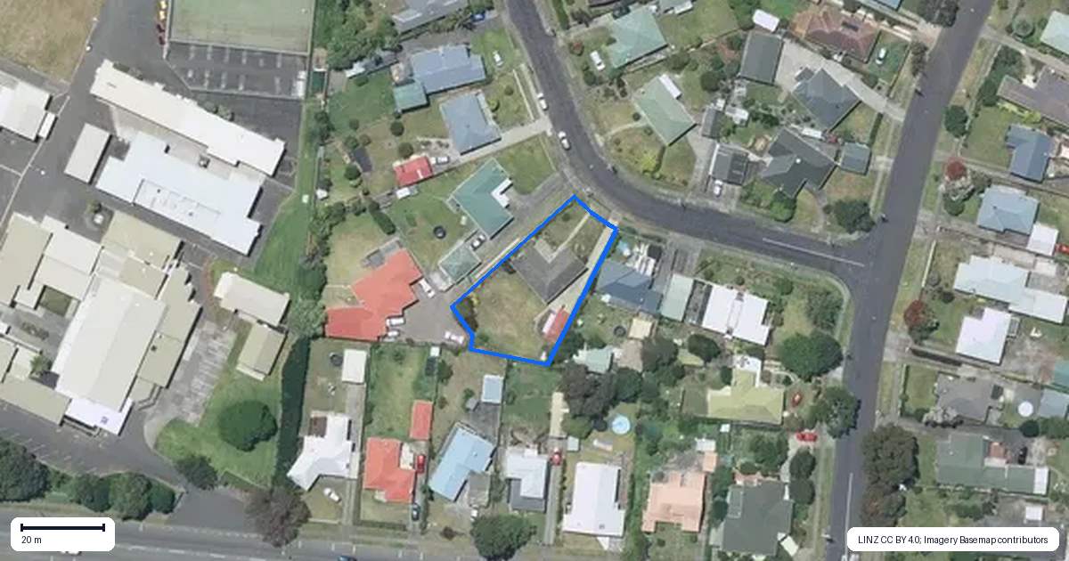 Property context map for 46 Hadfield Crescent, College Estate, Whanganui