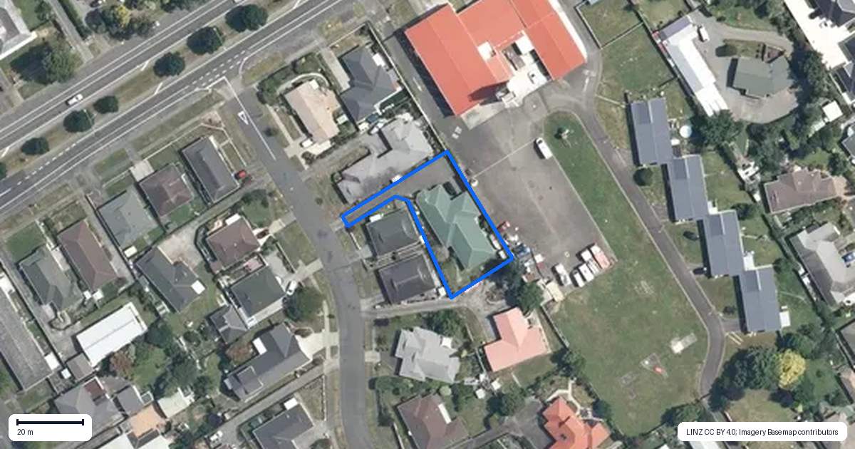 Property context map for 16A Tui Mill Grove, Feilding