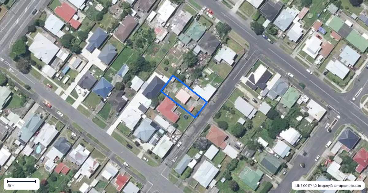 Property context map for 15 Copeland Street, Whanganui