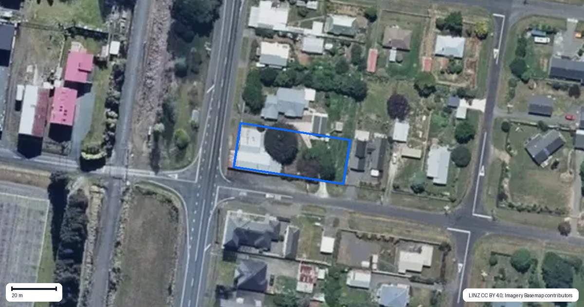 Property context map for 2179 State Highway 4, Owhango