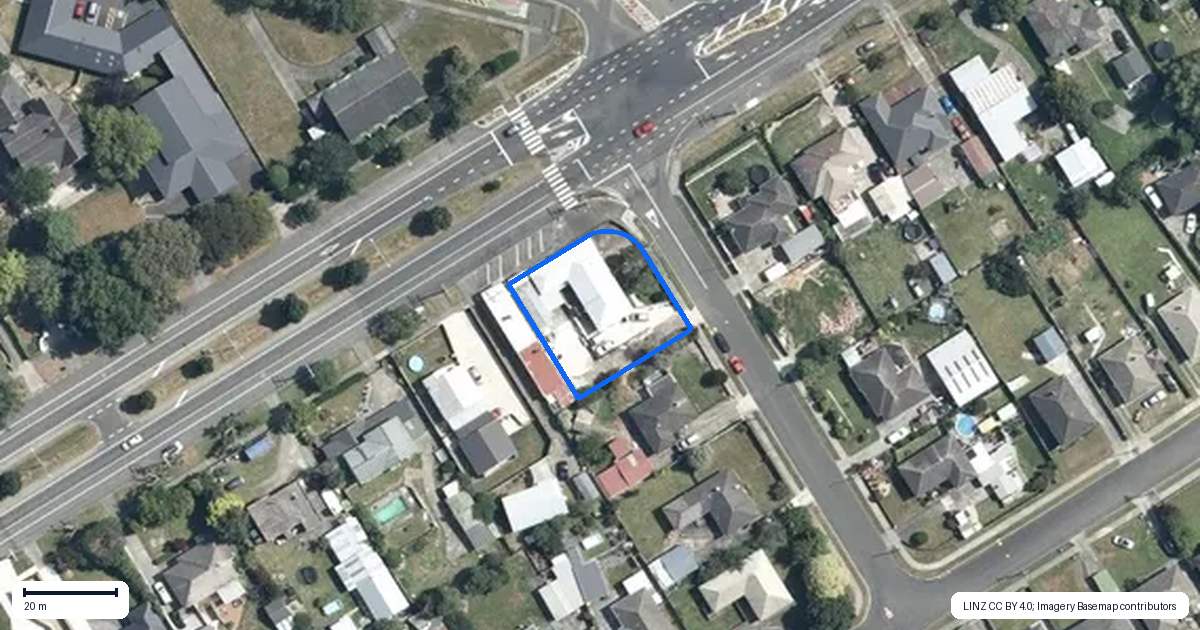 Property context map for 289 Kimbolton Road, Feilding