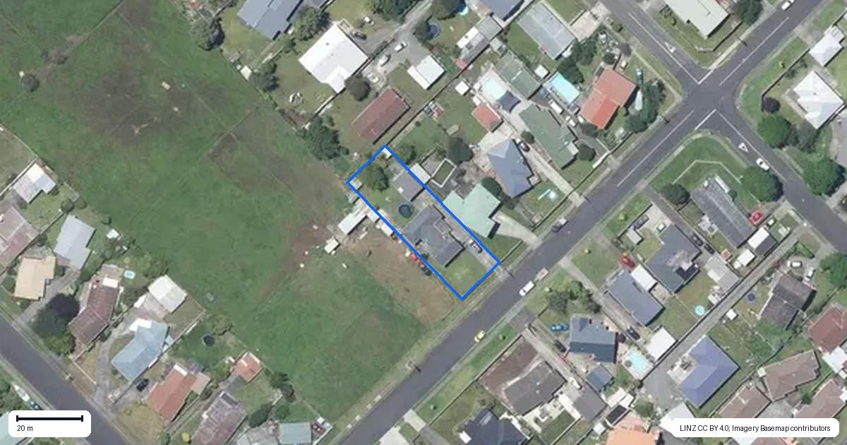 Property context map for 30 Sussex Road, Springvale, Whanganui