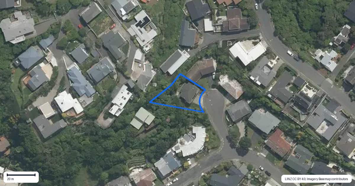 Property context map for 48 Rama Crescent, Khandallah, Wellington